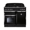 Rangemaster CLAS100DFFBL/C Classic 100 Dual Fuel Range Cooker,  Black