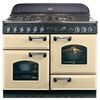 Rangemaster CLAS110DFFCR/C CLASSIC 110cm Dual Fuel Range Cooker,  Cream/Chrome