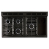 Rangemaster CLAS110NGFCY/C CLASSIC 110cm Gas Range Cooker,  Cranberry/chrome