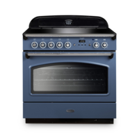 Rangemaster CLAS90FXEISB/C Classic FX 90cm Induction Cooker,  Stone Blue,  Chrome
