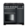 Rangemaster EDL90DFFSL/C (117190) Encore Deluxe 90cm DF Range Cooker,  Slate/Chrome