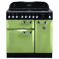 Rangemaster ELAS90ECOG ELAN 90cm Ceramic Range Cooker,  Olive Green