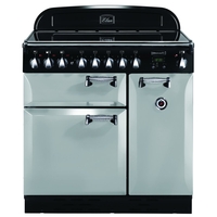 Rangemaster ELAS90ECRP ELAN 90cm Ceramic Range Cooker,  Royal Pearl/Chrome