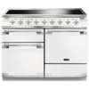 Rangemaster ELS110EIWH Elise 110cm Induction Range Cooker,  White/Chrome