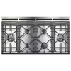 Rangemaster ELSSE110DFFGB ELISE SE 110cm Dual Fuel Range Cooker,  Gloss Black