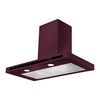 Rangemaster HLTHDS90CY 90cm Hi Lite Flat Chimney Hood Finished in Cranberry