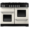 Rangemaster KCH110DFFIV/C KITCHENER 110cm Dual Fuel Range Cooker,  Ivory/Chrome