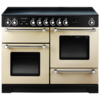 Rangemaster KCH110ECCR/C KITCHENER 110cm Ceramic Range Cooker,  Cream/Chrome