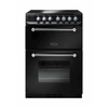 Rangemaster KCH60ECBLC (10726) Kitchener Plus 60cm Cooker with Double Oven,  Black