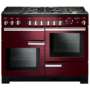 Rangemaster PDL110DFFCY/C PROFESSIONAL DELUXE 110cm Dual Fual Cooker,  Cranberry
