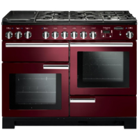 Rangemaster PDL110DFFCY/C PROFESSIONAL DELUXE 110cm Dual Fual Cooker,  Cranberry