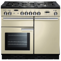 Rangemaster PROP100DFFCR/C PROFESSIONAL PLUS 100cm Dual Fual Cooker,  Cream