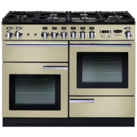 Rangemaster PROP110DFFCR/C PROFESSIONAL PLUS 110cm Dual Fuel Range Cooker,  Cream