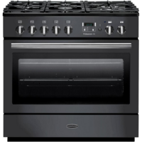 Rangemaster PROP90FXDFFSL/C (123260) PROFESSIONAL PLUS FX 90cm Dual Fuel Range Cooker,  Slate