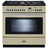Rangemaster PROP90FXPDFFCR/C PROFESSIONAL PLUS FX 90cm Dual Fuel Range Cooker,  Cream