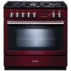 Rangemaster PROP90FXPDFFCY/C PROFESSIONAL+ FX 90cm Dual Fuel Range Cooker,  Cranberry