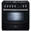 Rangemaster PROP90FXPDFFGB/C PROFESSIONAL PLUS FXP 90cm Dual Fuel Cooker,  Black