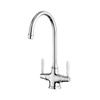 Rangemaster TBM1CM/ Belfast Dual Lever Monobloc Tap,  Chrome finish