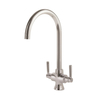 Rangemaster TCF2BF/ Cruciform Dual Lever Monobloc Tap,  Brushed finish