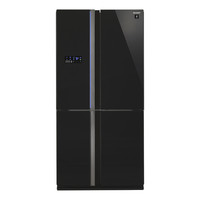 Sharp SJFS810VBK A+ energy rating four door fridge freezer