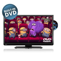 Toshiba 24D1333B 24" HD Ready LED TV with Built-in DVD,  Freeview