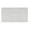 Allure Sideboard White High Gloss 2 Door 3 Drawer