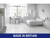 Alpine White High Gloss 5 Drawer Tallboy