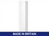 Alpine White High Gloss Single Wardrobe
