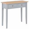 Alrisha 2 Drawer Grey Console Table