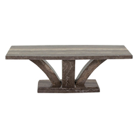 Amalfi Marble Coffee Table Pearl Grey