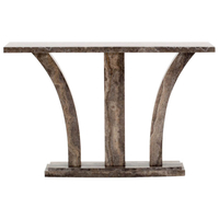Amalfi Marble Console Table Pearl Grey