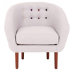 Anji Light Grey Armchair