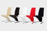 Ankara Dining Chairs (Pair) (Chair Colour: Red)