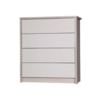 April 4 Drawer Chest Champagne & Sand Gloss