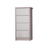 April 4 Drawer Tallboy Champagne & Sand Gloss