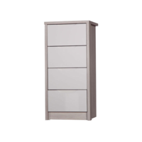 April 4 Drawer Tallboy Champagne & Sand Gloss