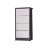 April 4 Drawer Tallboy Grey & Sand Gloss