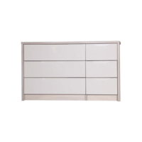 April 6 Drawer Chest Champagne & Sand Gloss