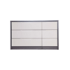 April 6 Drawer Chest Grey & Sand Gloss