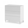 Arctic Chest 3 Drawer High Shine White