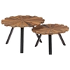Arden Grace 2 Piece Solid Reclaimed Wood Coffee Tables
