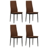 Arden Grace High back Fabric Dining Chairs