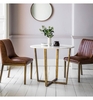 Arden Grace Marble Round Dining Table 2 - 4 seater
