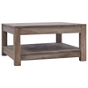 Arden Grace Modern Solid Teak Wood Natural Finish Coffee Table