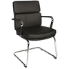 Aspen Cantilever Faux Leather Office Chair (Various Colours Available) (Chair Colour: Black)