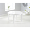 Ava Round Dining Table White Gloss - 120 cm 4 Seat