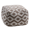 Aztec Pouffe - Brown