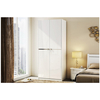 Aztec Wardrobe White High Gloss