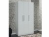 Aztec White High Gloss 3 Door Wardrobe