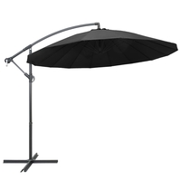 Becrux 3 Meter Hanging Parasol - Anthracite